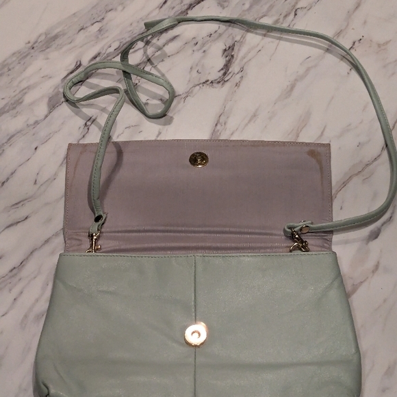 Elegant Mint Green Clutch Bag - Picture 5 of 6